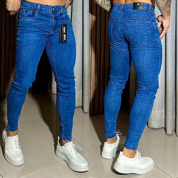 Calça Jeans Escura Lisa TH