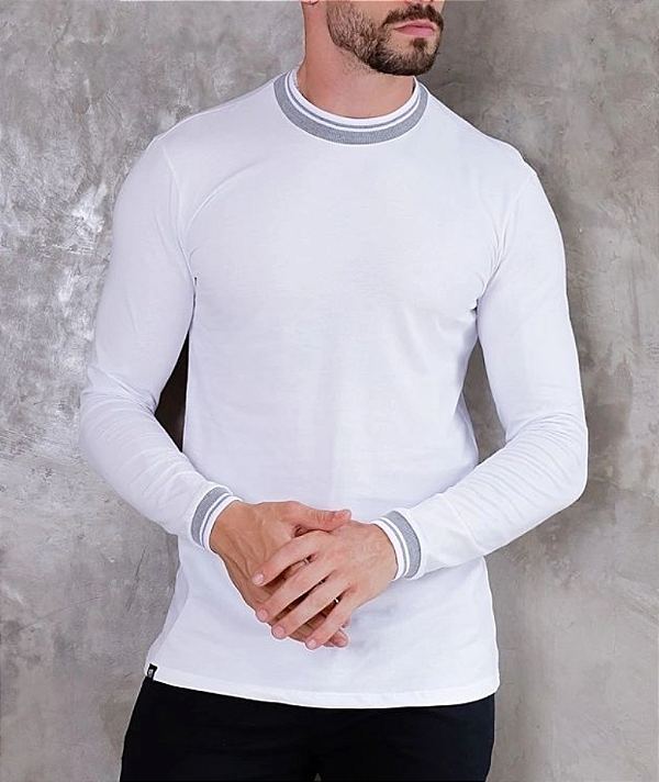 Camiseta Bicolor Preta
