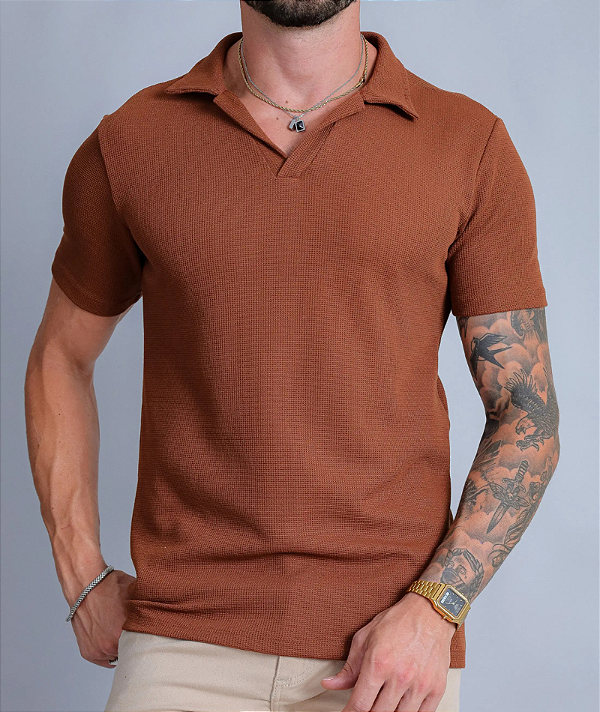 Polo Gola V Mumbai Terracota Escuro