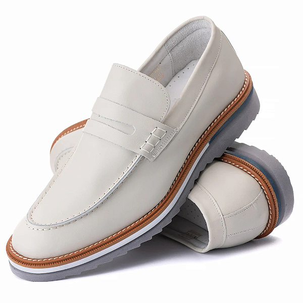 Sapato Loafer Off White Maldivas
