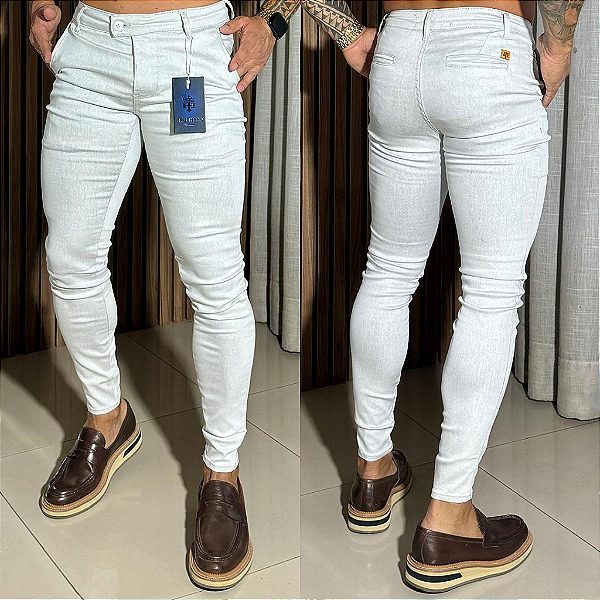 Calça Alfaiataria Cós Italiano Gelo
