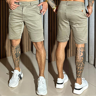 Bermuda Alfaiataria khaki