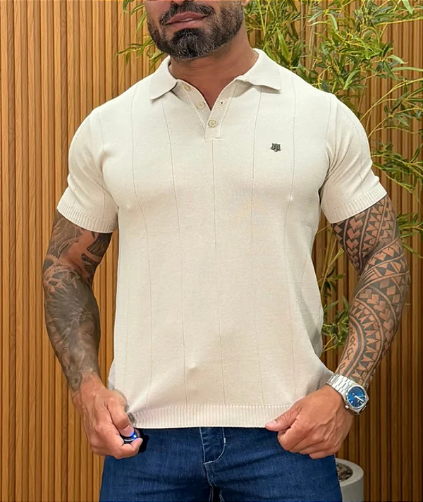 Polo Trico Milano Bege