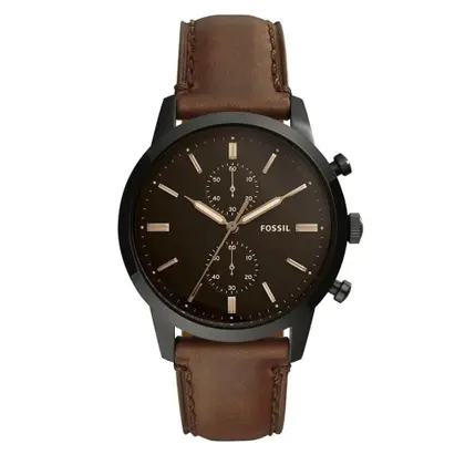 Relógio Fossil Masculino Fs5437 Cronógrafo Black