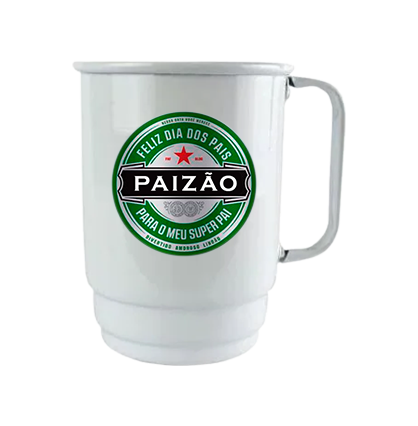 Caneca de Alumínio Personalizada 500 ML