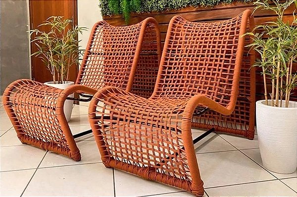 2 Poltronas Paris + 2 Puffs