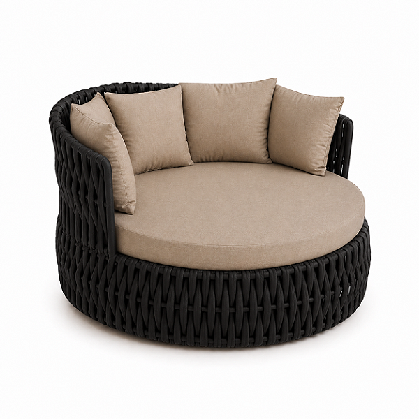 Chaise Porto em Tricô Náutico