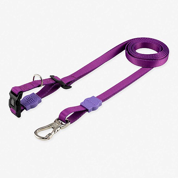 Guia para cachorros Mãos Livres Classic Purple