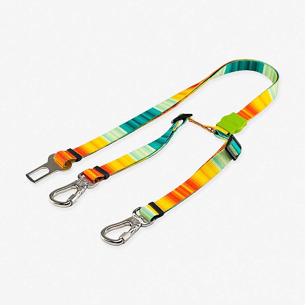 Cinto de Segurança Duplo para cachorros Sunset