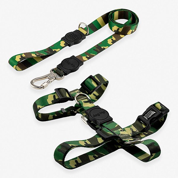 Kit Guia Padrão + Peitoral H Smart Army