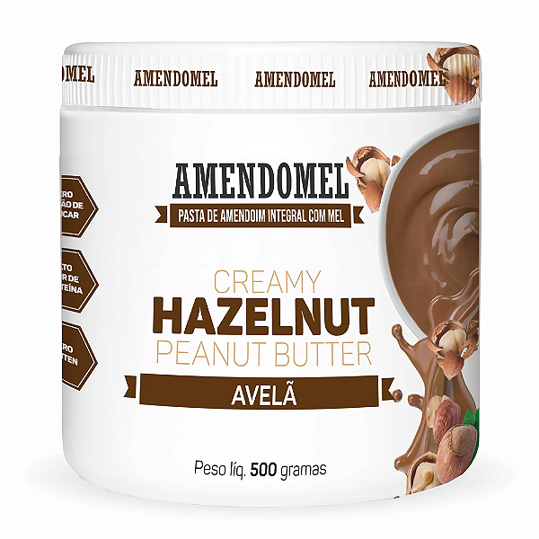 PASTA DE AMENDOIN 500G - AMENDOMEL