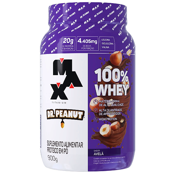 WHEY MAX 100% 900G - DR PEANUT