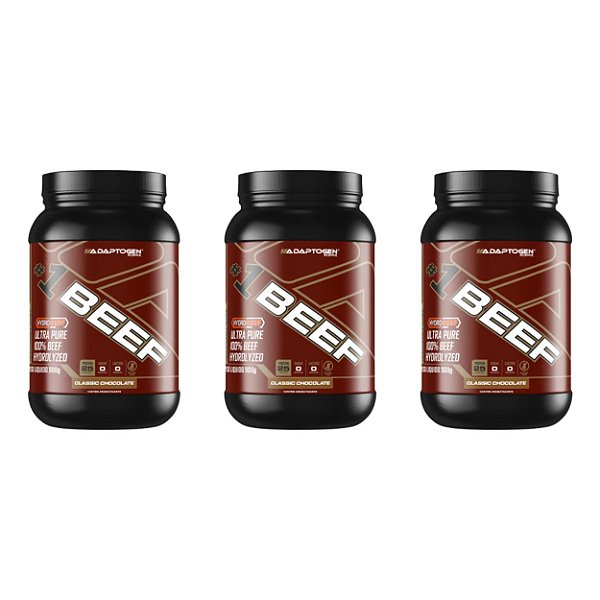 KIT 3X BEEF PROTEIN 900G ADAPTOGEN