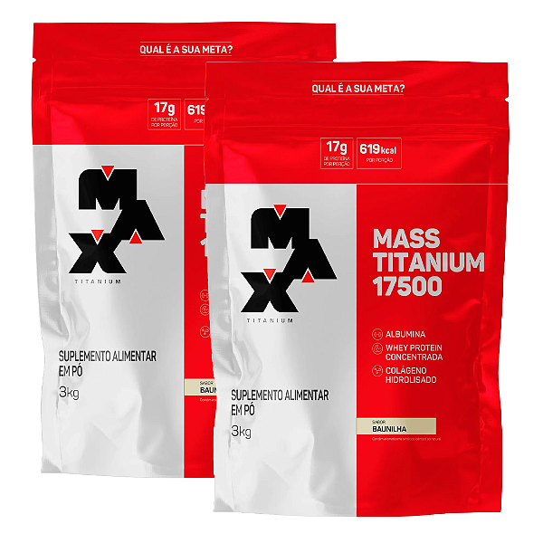 KIT 2X MASS TITANIUM 3KG