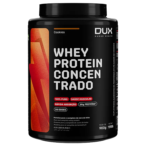 WHEY PROTEIN CONCENTRADO 900G  - DUX