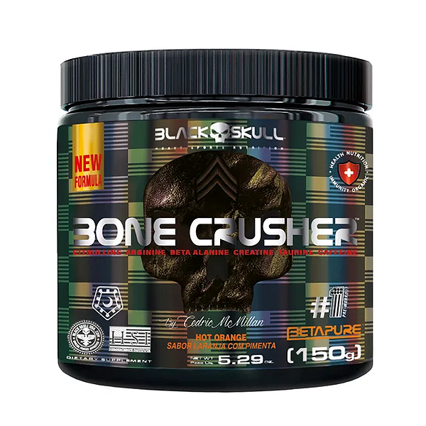 BONE CHUSHER 150G - BLACK SKULL