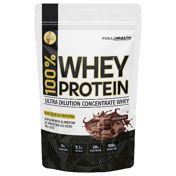 WHEY PROTEIN 100% 900G REFIL - FULL HEALTH