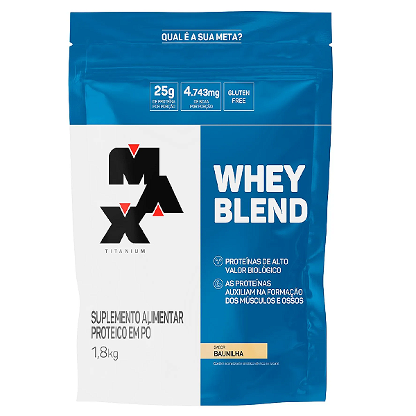 WHEY BLEND REFIL 1,8KG MAX TITANIUM
