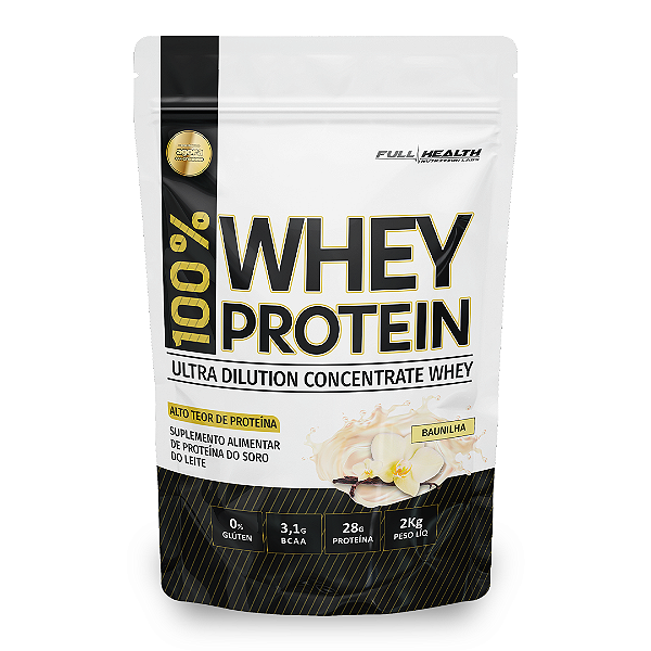 WHEY PROTEIN 100% 2KG REFIL - FULL HEALTH