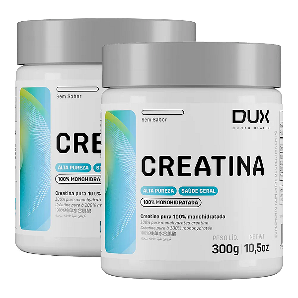 KIT 2X CREATINA MONOHIDRATADA 300G - DUX