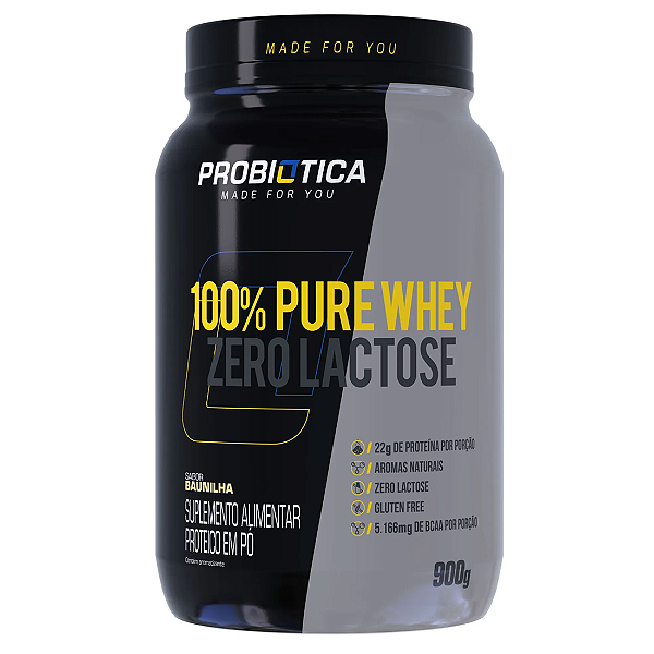 100% PURE WHEY ZERO LACTOSE 900g - PROBIOTICA