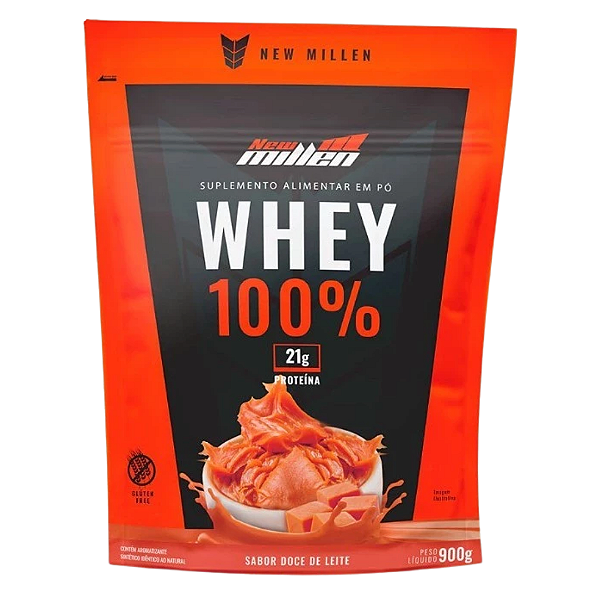 WHEY 100% REFIL 900G NEW MILLEN