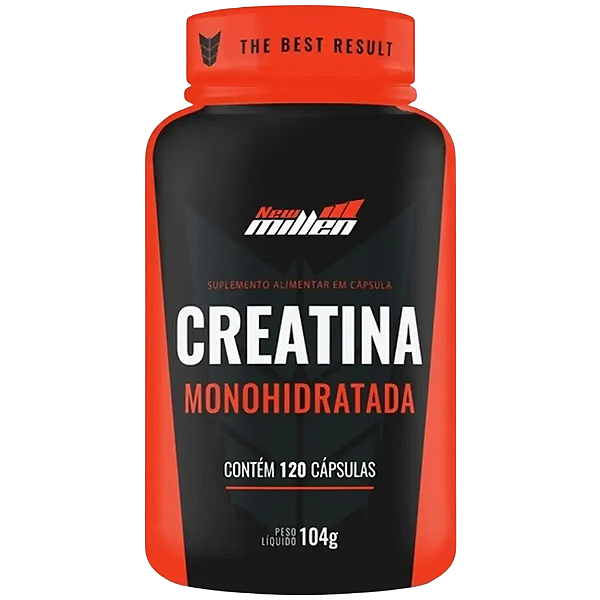 CREATINA MONOHIDRATADA 120CAPS NEW MILLEN