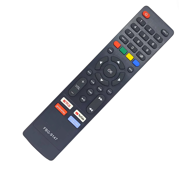 Controle Remoto Compatível com TV Multilaser Smart TV TI30 TI35 Com Tecla Netflix Sky/Fbg 9147