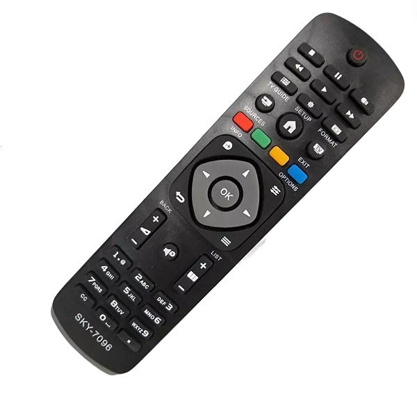 Controle Remoto Compatível com Tv Smart Philips Lcd 32PHG4900 SKY-7096