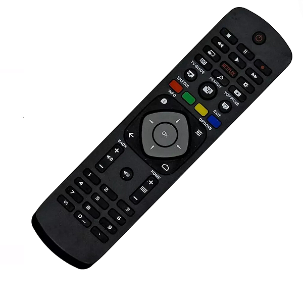 Controle Remoto Compatível Tv Philips Smart 4K Led 49PUG7100/78 50PUG6102/78 FBG-7092