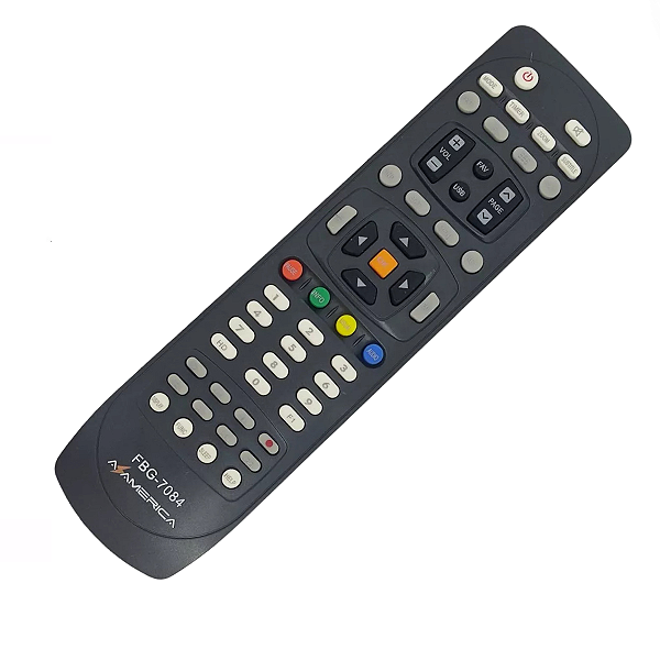 Controle Remoto Compatível com Receptor Azamérica Receptor Premium HD s1007 Plus FBG-7084