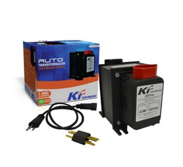Transformador de Energia KF 1500VA Bivolt 110/220 e 220/110