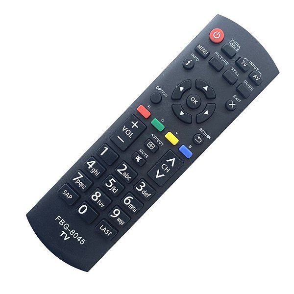 Controle Remoto Compatível com TV Panasonic Led Lcd FBG-8045