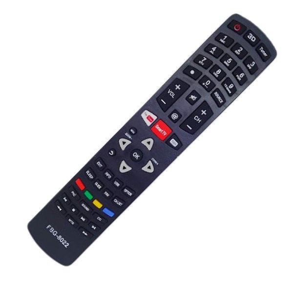 Controle Remoto Compatível com Smart TV Philco Teclas Smart e Youtube - FBG-8022
