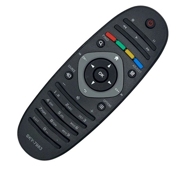 Controle Remoto LCD compatível com TV Philips SKY-7983