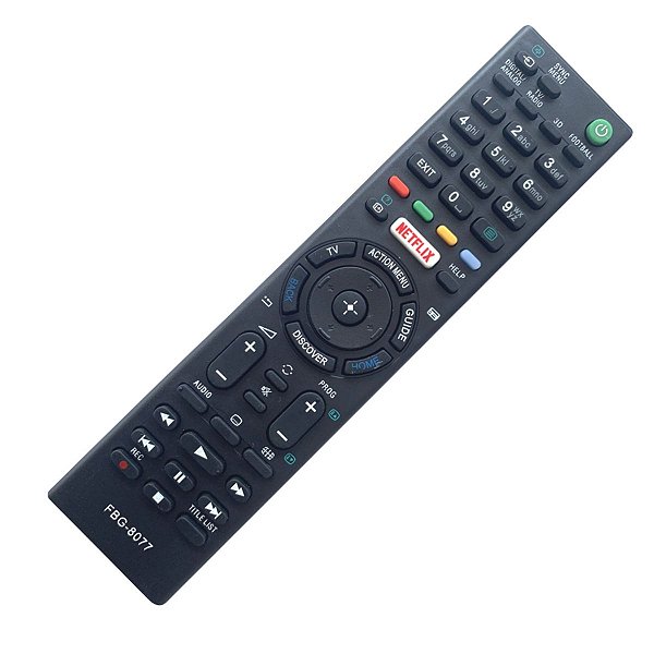 Controle Remoto Smart Compatível com TV Sony com Netflix  FBG-8077