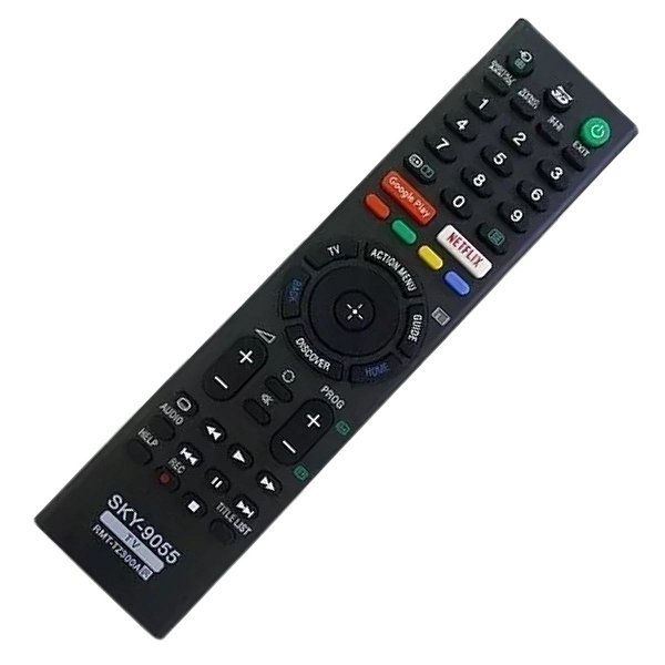 Controle Remoto Compatível com TV Sony Smart com Netflix e Google Play SKY-9055