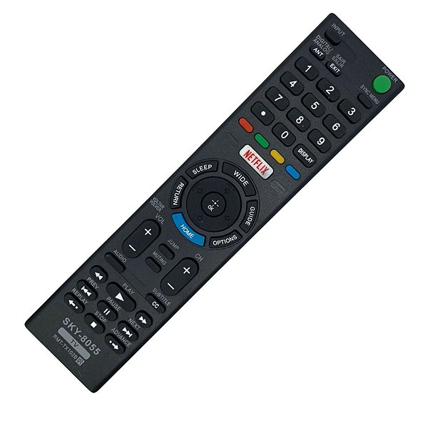 Controle Remoto Compatível com TV Smart Sony com Netflix  SKY-8055