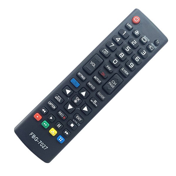 Controle Remoto Compatível com TV LG Smart Console 43lh5600 FBG-7027