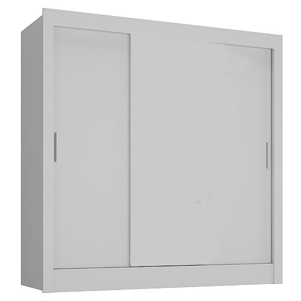 Guarda Roupa Casal Roma 3 Portas 3 Gavetas Branco - Rodial