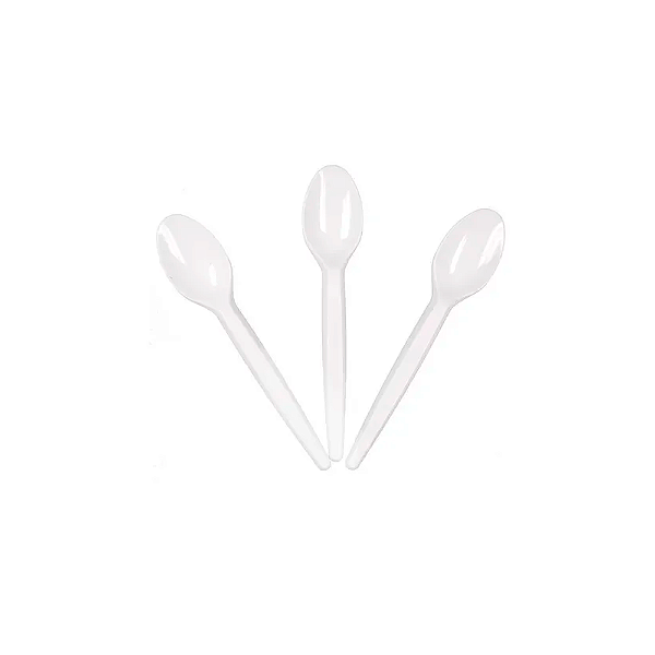 Colher Master Branca 50un | Plastilania