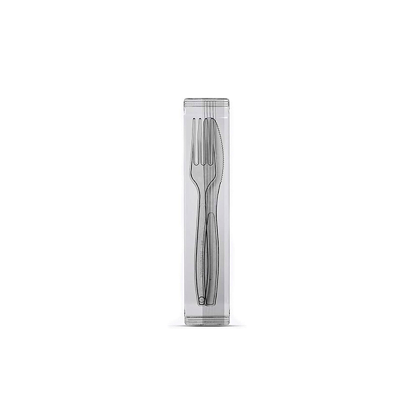 Kit Master Garfo e Faca Cristal 50un | Plastilania