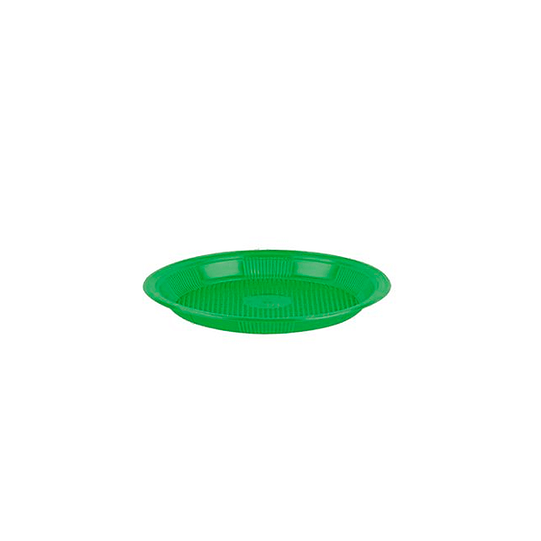 Prato Descartável 15cm Verde 10un | Copaza