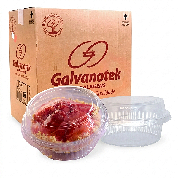 Embalagem G-645 Redonda 120ml para Mini Doce - 300/un | Galvanotek