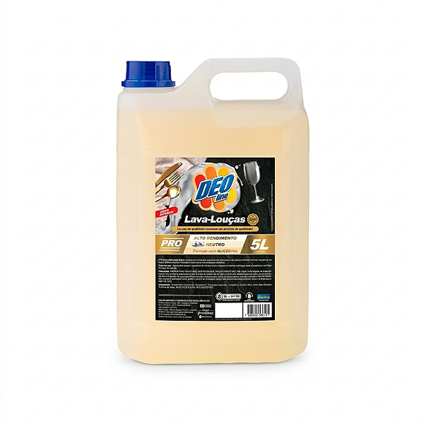 Detergente Lava Louças Neutro 5L | Deoline