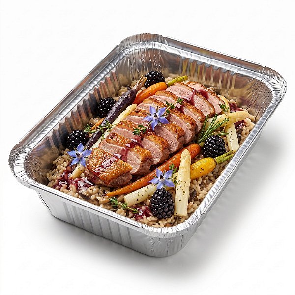 Bandeja Marmita de Alumínio M220 2000ml - 100 unidades | Mello