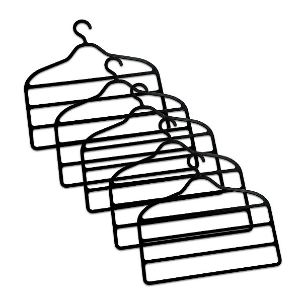 Cabide Organizador de Calças (3 Peças) | Kit com 5 unidades