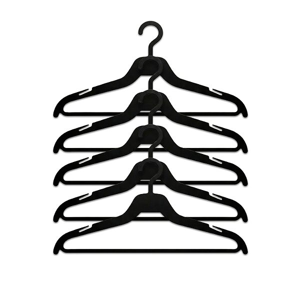Cabide Multiuso para Roupas – Modelo Clássico | Kit com 5 unidades