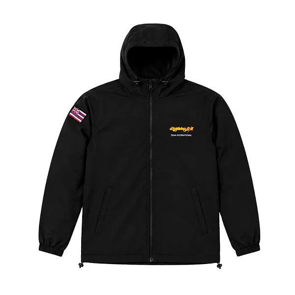 Corta vento Team Hawaii - Preto