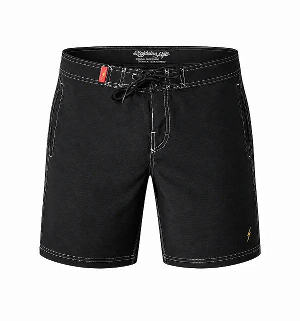 Bermuda de surf híbrida 17" Mr. Zen - Preto